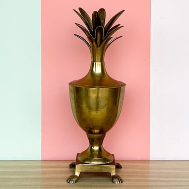 Brass Pineapple Ice Bucket