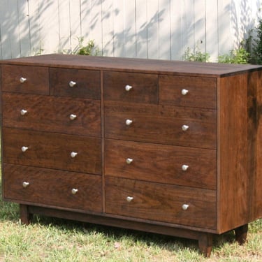 X10420a *Hardwood 10 inset Drawer Dresser, Flat Panels, 60