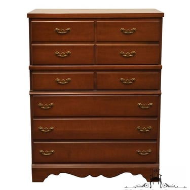 BASSETT FURNITURE Solid Cherry Early American 34" Chest of Drawers 9-2050 