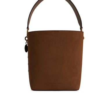 Stella Mccartney 'Soft' Brown Suede Crossbody Bag Women