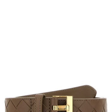 Bottega Veneta Women Mud Leather Watch Belt