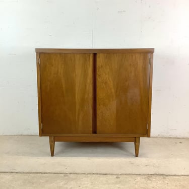 Mid-Century Modern Walnut Cabinet 