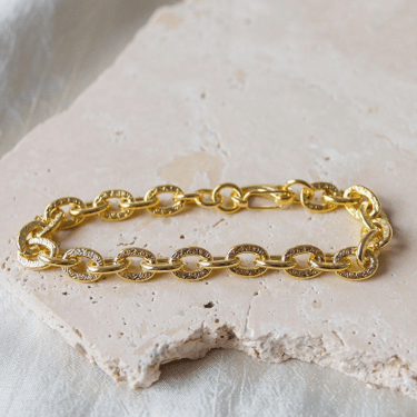 Delara Pattern Chain Bracelet