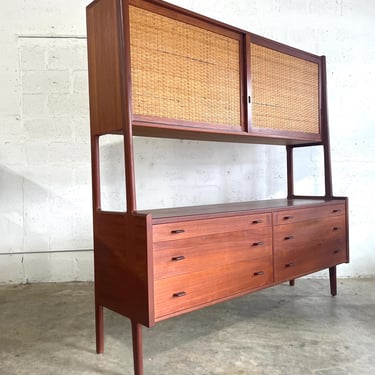 Hans Wegner Credenza and Hutch Danish Mid Century Modern 