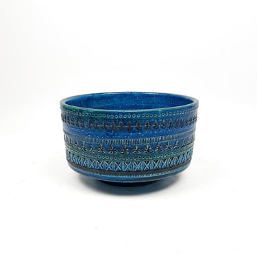 Ceramic flower pot, Aldo Londi for Bitossi, Italy 1970s 