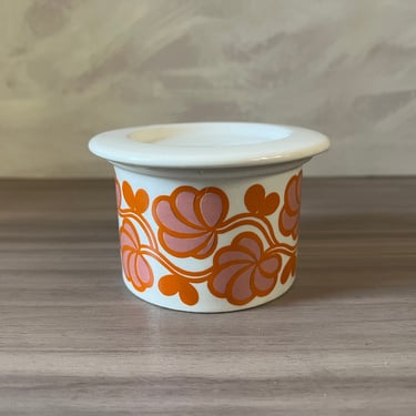 Vintage Arabia Finland Rare Jam Pot Jar Pomona 1960 | Pink
