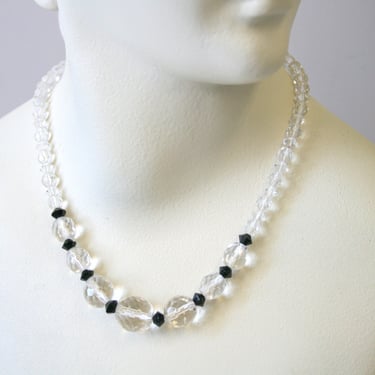 1960s Crystal Bead Necklace 
