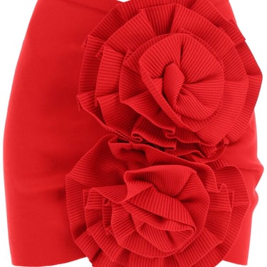 Magda butrym knitted miniskirt with applique