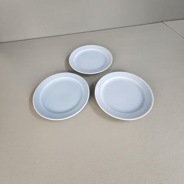Set of 3 Luray Pastels Blue 6.25" Plates 