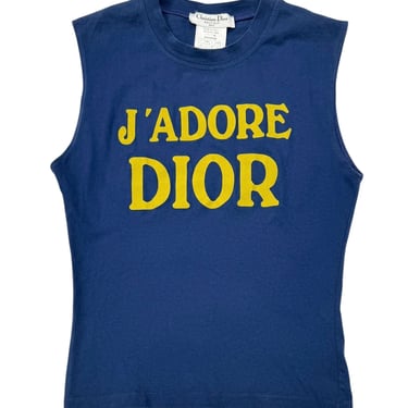 Dior J’adore Blue Logo Tank