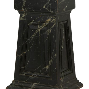 Antique Trompe L'oiel Marble Column