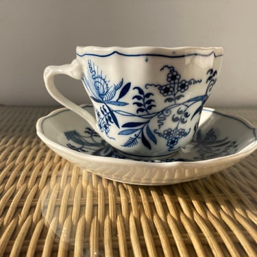 Blue Danube Tea Cup and Saucer 