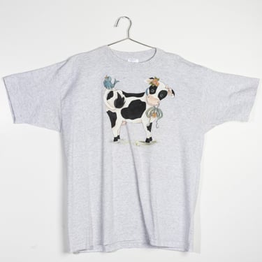 &quot;Cow and Friend&quot; Tee (XL-2X)