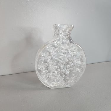 Vintage Finnish Glass Vase 