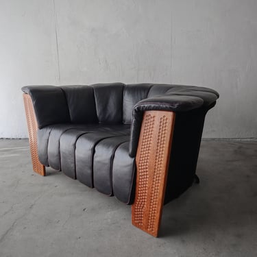 Oversized Leather Dreamtime Lounge Chair by Pacific Green 