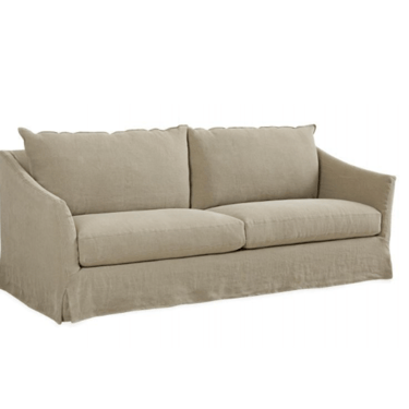 Belgian Slope Arm Slipcovered Sofa