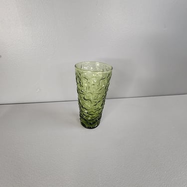 Anchor Hocking Milano Green Drinking Glass 
