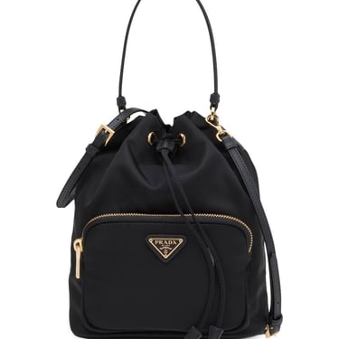 Prada Women Prada Duet Re-Nylon Bucket Bag