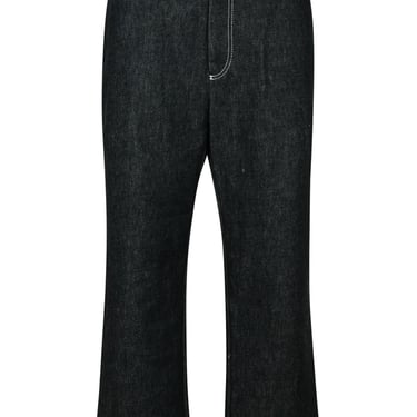 Thom Browne Black Cotton Trousers Man