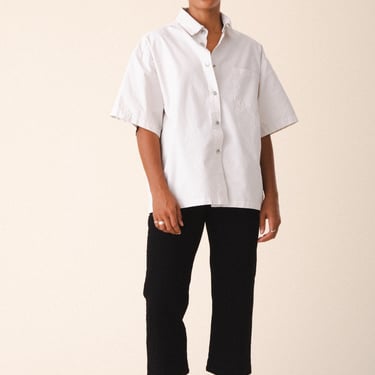 Oversized Work Shirt in Oyster