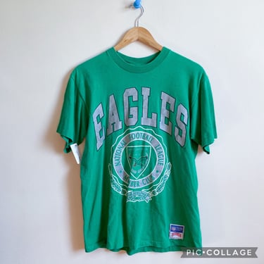Vintage 90s Philadelphia Eagles NFL Logo Tee Small 
