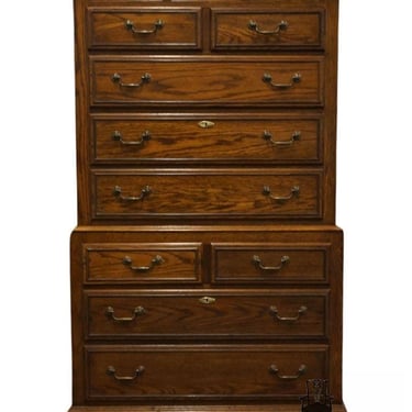 BASSETT FURNITURE Walnut Rustic Country French 40