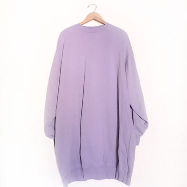 Loose Lavender Oversized Sweatshirt 