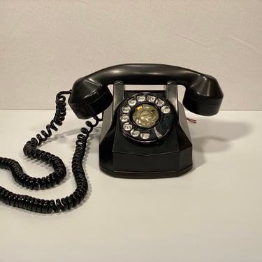 Automatic Electric Black Rotary Telephone 