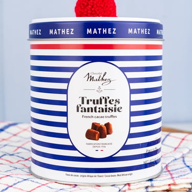 Mathez French Cacao Truffles Fantaisie Tin