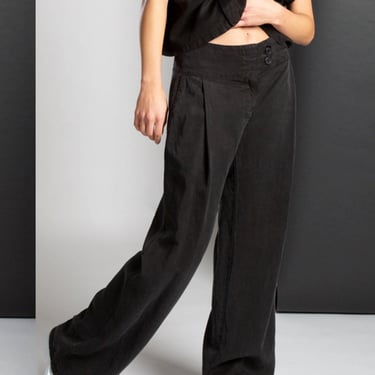 Low Rise Wide Leg Trousers