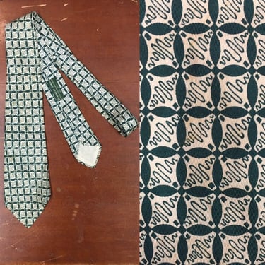 Vintage 1940s, Franklin Simon, Silk, Lined, Swing Tie, 1940s Tie, 1950s Tie, Vintage Tie, Vintage Clothing 