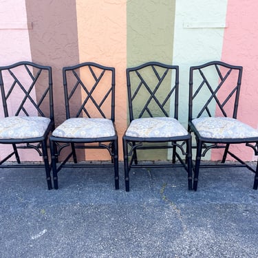 Set of Four Chippendale Side Chairs