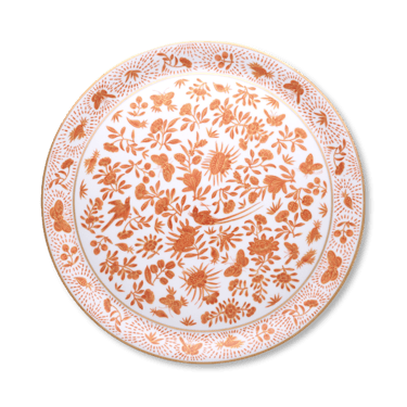 Sacred Bird and Butterfly Charger Plate