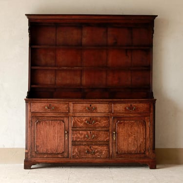 18th C. George III Oak Cupboard