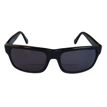 Men's MODA Perscription Sunglasses Cat Eye Black RX 15-18-140 Bifocals Italy 