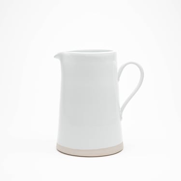 WRF Ceramics - Hand Thrown Pitcher in White