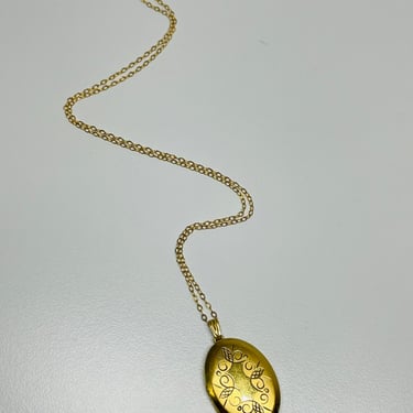 Gold Filled Oval Locket