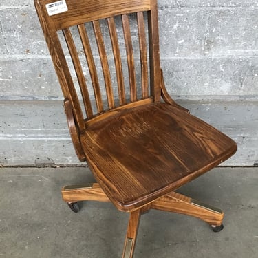 Oak Office Chair (Seattle)