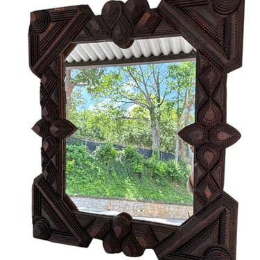 Tramp Art Mirror