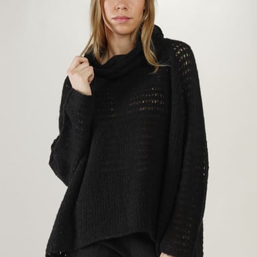 Oversized Wool Blend Knit Pullover