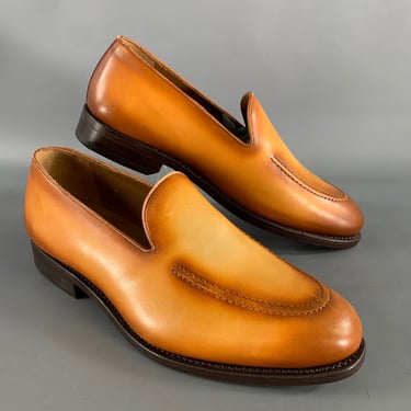 Chanel Green Patent Leather Loafers w/ Gold-Toned Hardware  display picture 1
