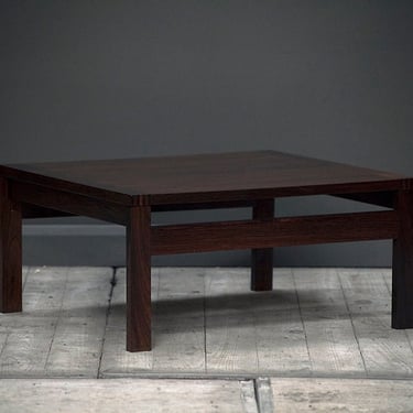 Small rosewood coffee table by Ole Gjerlov-Knudsen and Torben Lind for France and Son. 