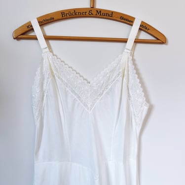 Vintage White Cotton Nightgown - XS 