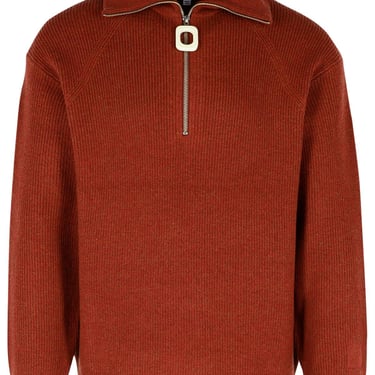 Jw Anderson Brown Polyamide Blend Sweater Men