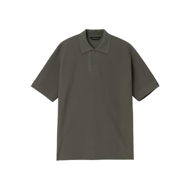 Grey Fusionknit Polo Shirt