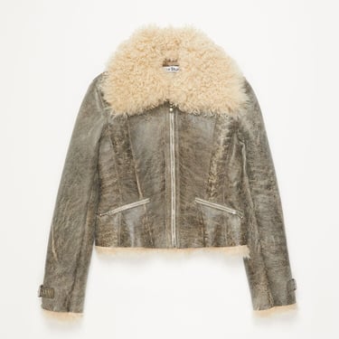 Leather Shearling Jacket