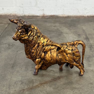 Bull in Gold Leaf 