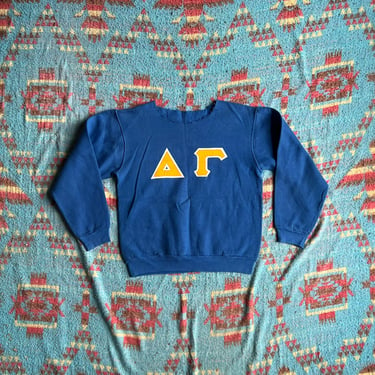 Vintage 1980s Alpha Gam Fraternity Sweatshirt 