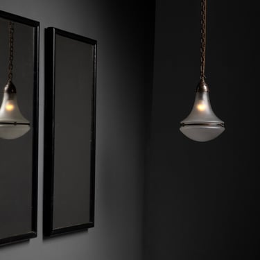 Pendant by Peter Behrens / Ebonised Mirrors