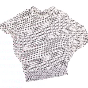 Issey Miyake Wave Pattern Blouse